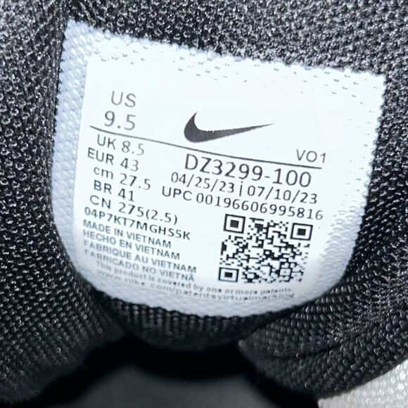 Nike Basketball LeBron Witness 7 Men’s Size 9.5 White DZ3299-100 James VII Shoes - Picture 11 of 11